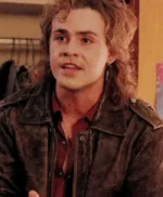 Billy Stranger Things Brown Leather Bomber Jacket