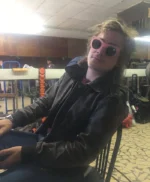 Billy Stranger Things Brown Leather Bomber Jacket