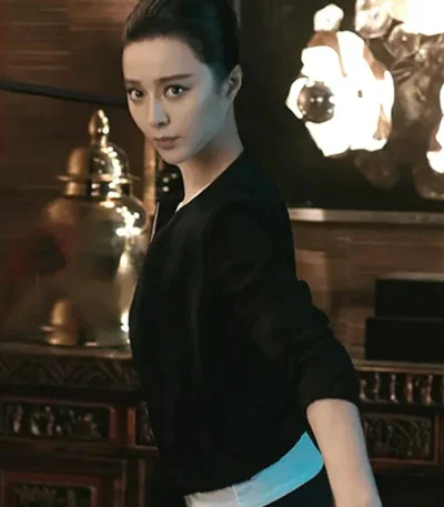 Bingbing Fan Movie The 355 Lin Mi Sheng Black Jacket