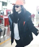 Bingbing Fan The 355 Lin Mi Sheng Black Coat