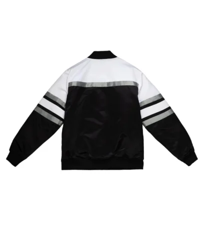 Black and White Chicago White Sox Satin Heavyweight Jacket