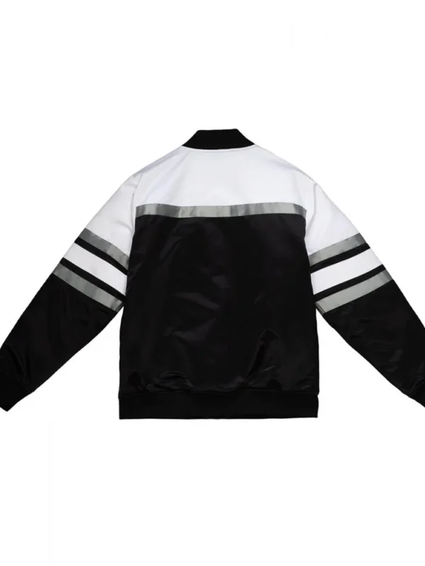 Black and White Chicago White Sox Satin Heavyweight Jacket