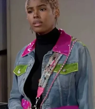 Bold and The Beautiful Paris Buckingham Blue Denim Jacket