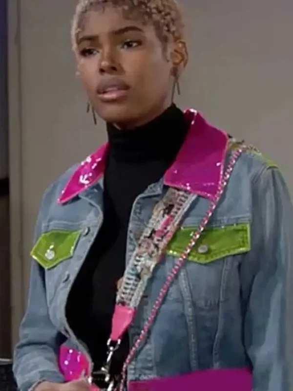 Bold and The Beautiful Paris Buckingham Blue Denim Jacket