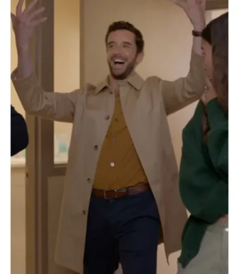 Brian Shrinking S02 Beige Cotton Coat