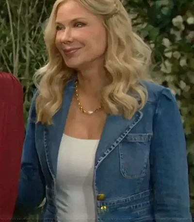 The Bold and the Beautiful Brooke Logan Denim Blazer