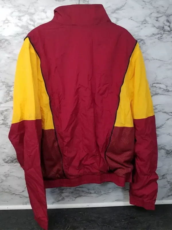 90’s Cleveland Cavaliers Warm Up Full Zip Red Jacket