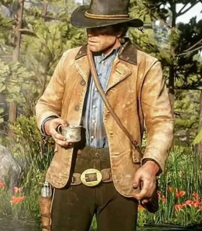 Arthur Morgan Red Dead Redemption 2 Brown Leather Coat