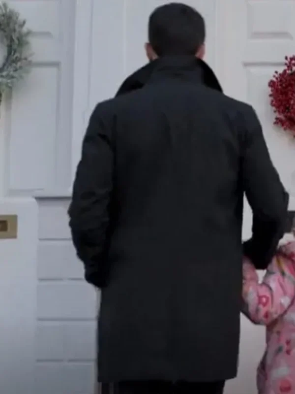 Brett Goldstein Ted Lasso Roy Kent Black Cotton Coat