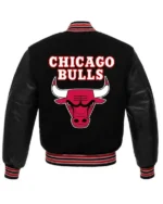 Chicago Bulls Basketball College Black Jacket