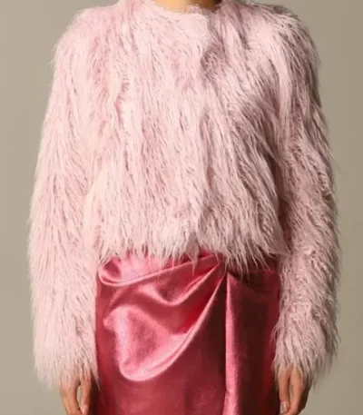 Ted Lasso S03 Keeley Jones Pink Fur Coat