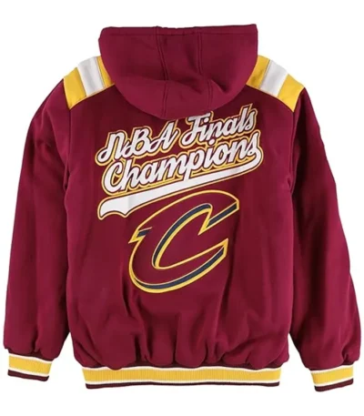 Mens Sports Red Bomber Cleveland Cavaliers Jacket