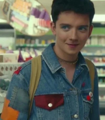 Otis Milburn Sex Education Butterfield Blue Denim Jacket