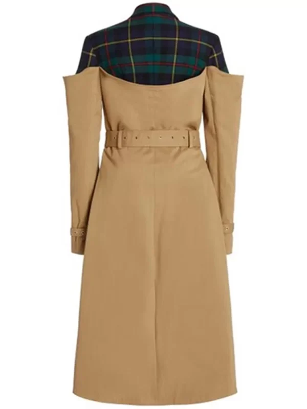 Power Book II Ghost S02 Caridad Carrie Brown Trench Coat