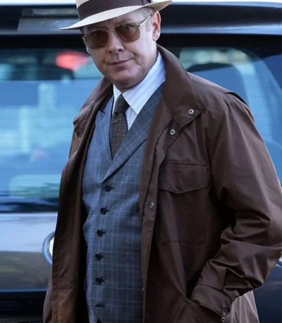James Spader TV Series The Blacklist Brown Jacket