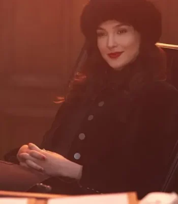 Red Notice Gal Gadot Black Long Trench Coat