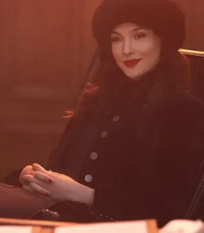 Red Notice Gal Gadot Black Long Trench Coat