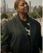 Robyn Mccall The Equalizer S03 Stud Collar Trench Coat