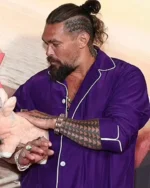 Slumberland 2022 Jason Momoa Purple Suit