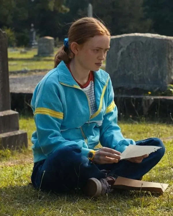 Stranger Things S4 Max Mayfield Blue Jacket