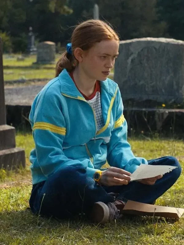 Stranger Things S4 Max Mayfield Blue Jacket