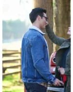 Superman and Lois Clark Kent Denim Blue Jacket