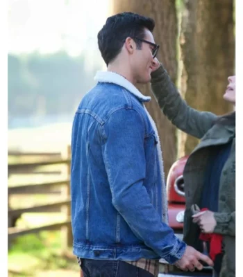 Superman and Lois Clark Kent Denim Blue Jacket