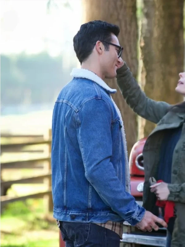 Superman and Lois Clark Kent Denim Blue Jacket
