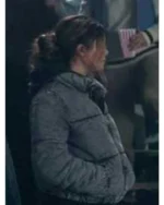 Superman and Lois S02 Sarah Cushing Grey Zip Up Puffer Jacket