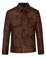 Supernatural Dean Winchester Season 7 Brown Leather Jacket