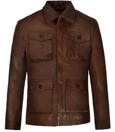Supernatural Dean Winchester Season 7 Brown Leather Jacket