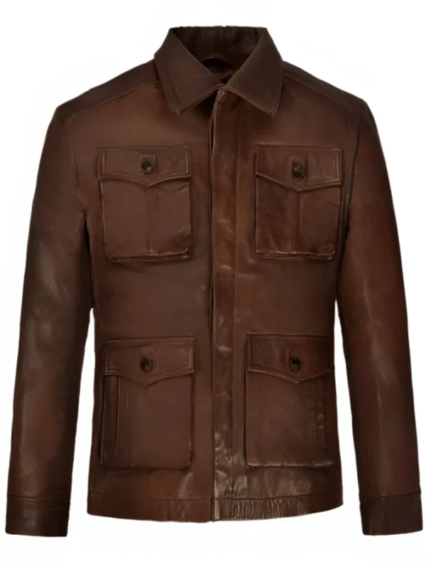Supernatural Dean Winchester Season 7 Brown Leather Jacket