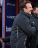 Ted Lasso Jason Sudeikis Black Cotton Track Coat