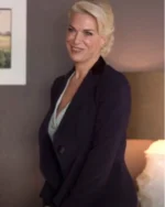 Ted Lasso Rebecca Welton Dark Purple Suiting Blazer