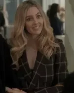 Ted Lasso S03 Bex Black Plaid Blazer