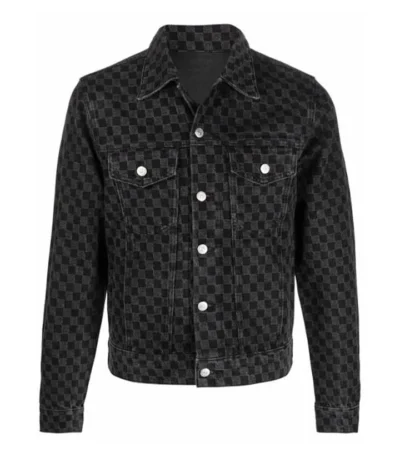 Ted Lasso S03 Colin Hughes Black Denim Jacket