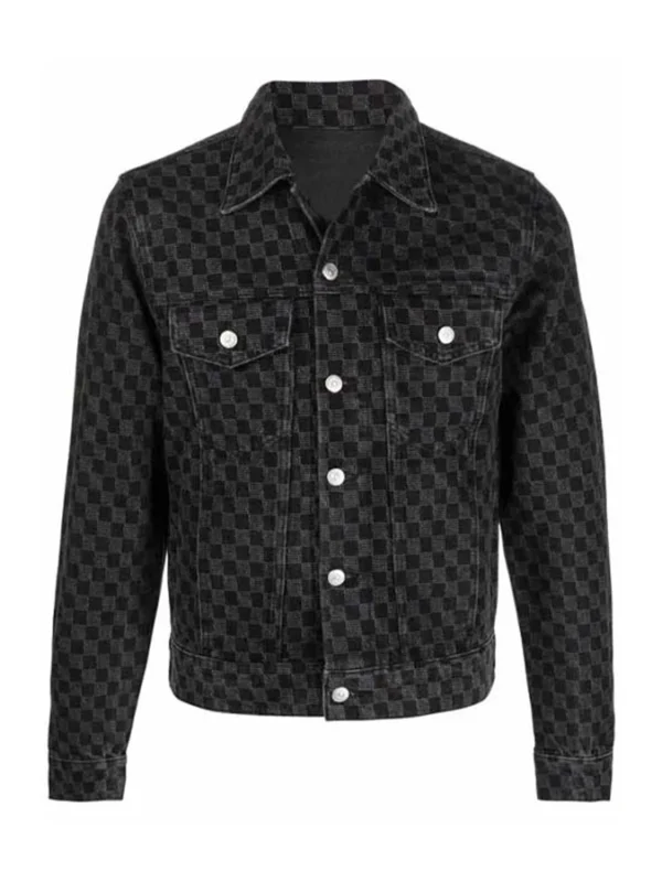 Ted Lasso S03 Colin Hughes Black Denim Jacket