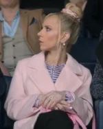 Ted Lasso S03 Juno Temple Pink Coat