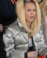 Ted Lasso S03 Juno Temple Silver Puffer Jacket