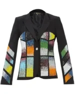Ted Lasso S03 Keeley Jones Beaded Wool Blazer
