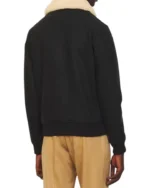 Ted Lasso S03 Stephen Manas Black Bomber Jacket