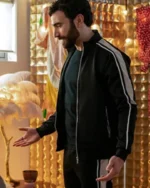 Ted Lasso S2 Brett Goldstein Bomber Black Jacket