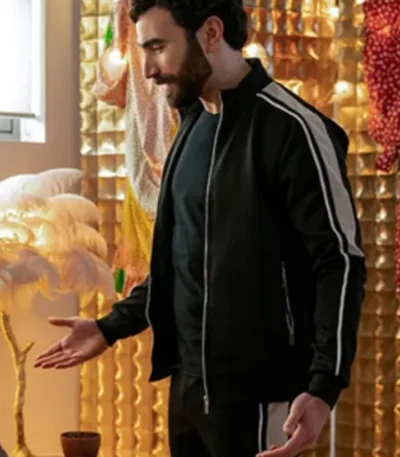 Ted Lasso S2 Brett Goldstein Bomber Black Jacket