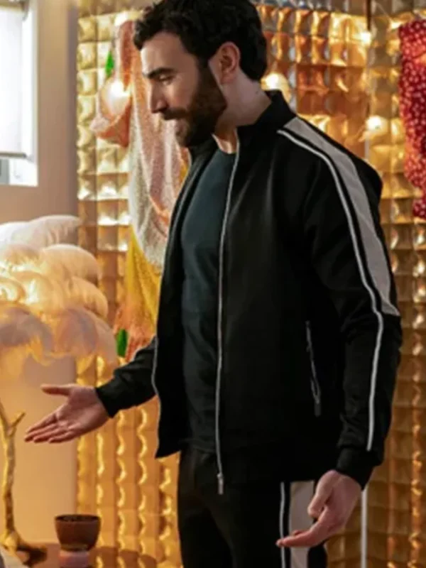 Ted Lasso S2 Brett Goldstein Bomber Black Jacket