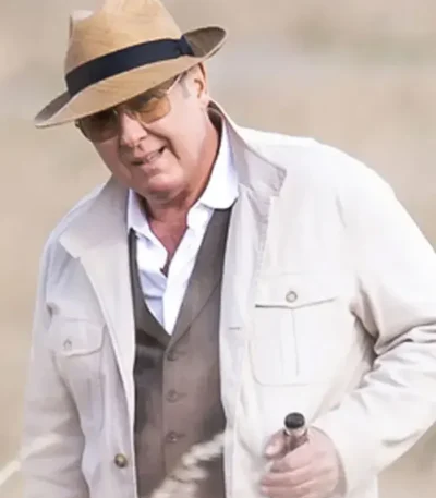The Blacklist James Spader White Cotton Jacket