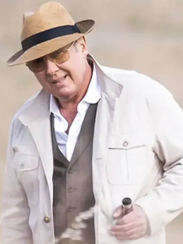 The Blacklist James Spader White Cotton Jacket