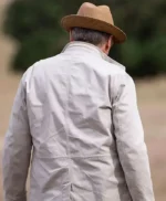 The Blacklist James Spader White Cotton Jacket