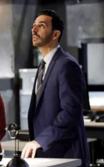 The Blacklist S08 Aram Mojtabai Blue Blazer Coat