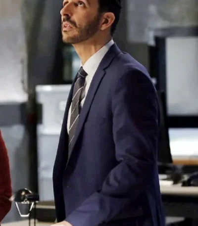 The Blacklist S08 Aram Mojtabai Blue Blazer Coat