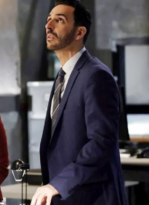The Blacklist S08 Aram Mojtabai Blue Blazer Coat